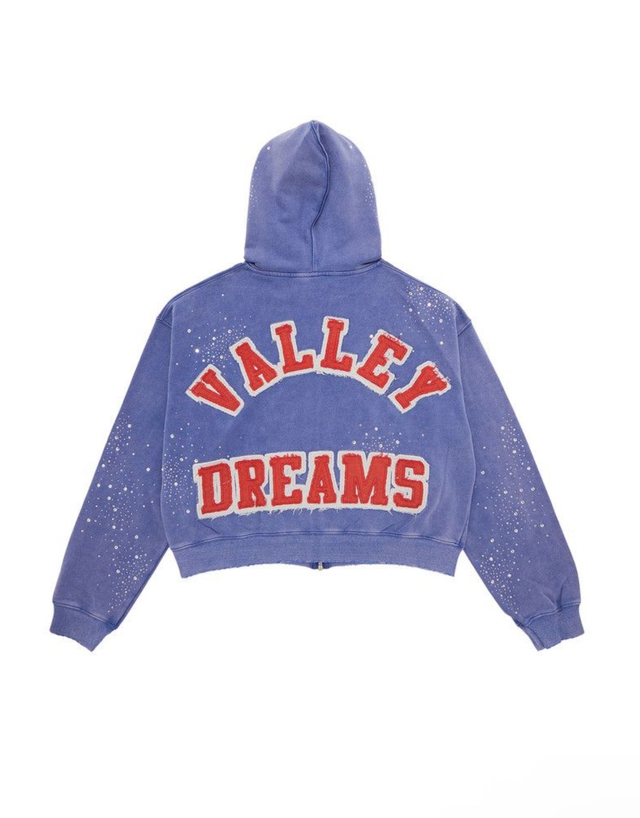 Vale Forever Valley Dreams Blue Sea Cluster Zip Up Hoodie