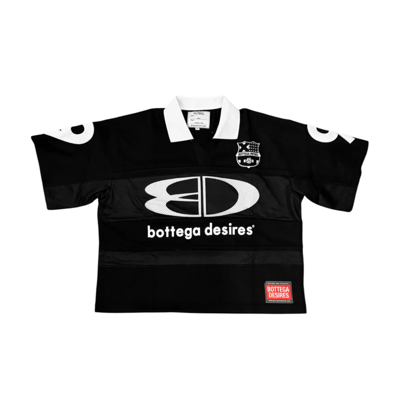 BOTTEGA DESIRES FUTBOL JERSEY (BLACK)